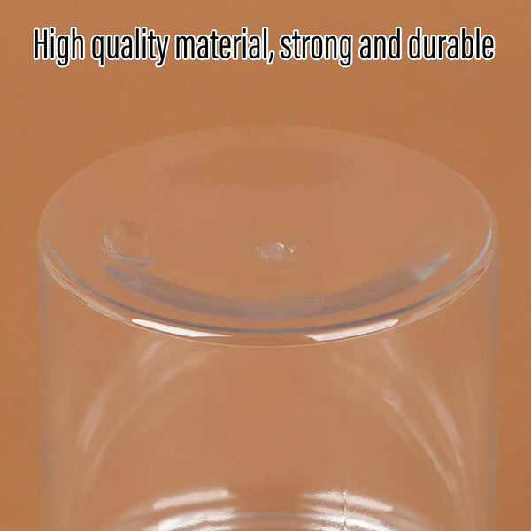 Wide Mouth Plastic Food Bottles 50Pcs Transparent Sealed Storage Tanks Container 8.5Cm X 20Cm Food Storage Containers