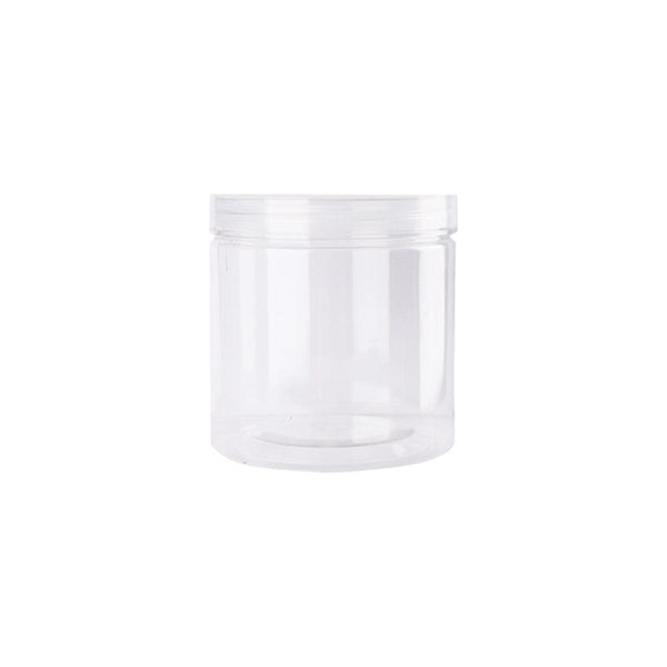 Wide Mouth Plastic Food Bottles 50Pcs Transparent Sealed Storage Tanks Container 8.5Cm X 20Cm Food Storage Containers