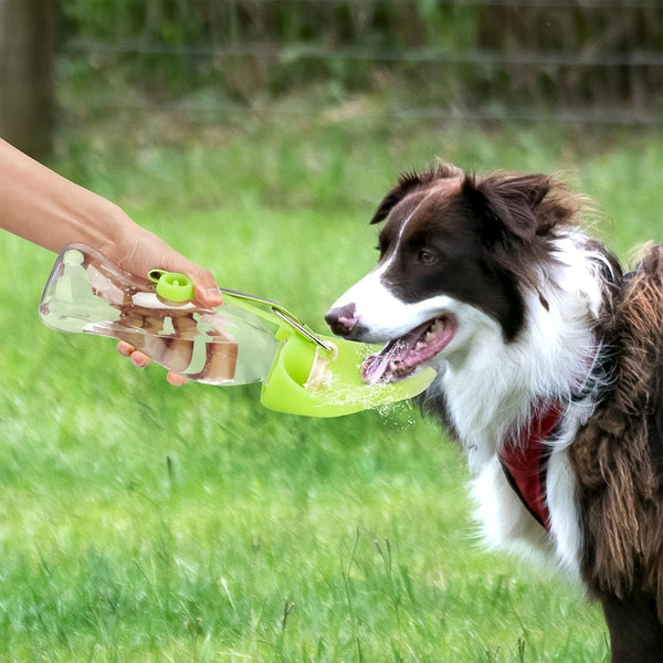 Pet Water Bottle 580Ml Portable Outdoor Dog Cat Drinking Cup Travel Feeder Dog Bowls