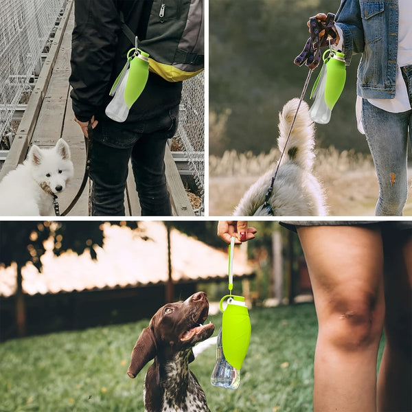 Pet Water Bottle 580Ml Portable Outdoor Dog Cat Drinking Cup Travel Feeder Dog Bowls
