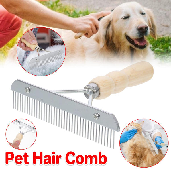 Pet Brush Hair Comb Grooming Rake Dogs And Cats Shedding Deshedding Tool Dog Grooming