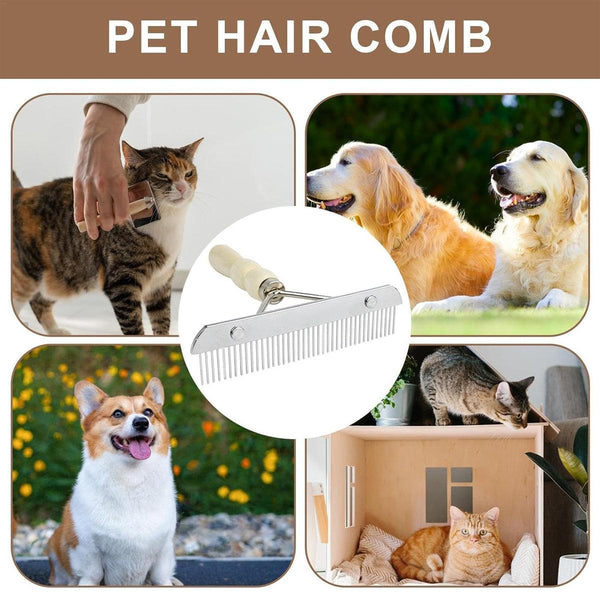 Pet Brush Hair Comb Grooming Rake Dogs And Cats Shedding Deshedding Tool Dog Grooming
