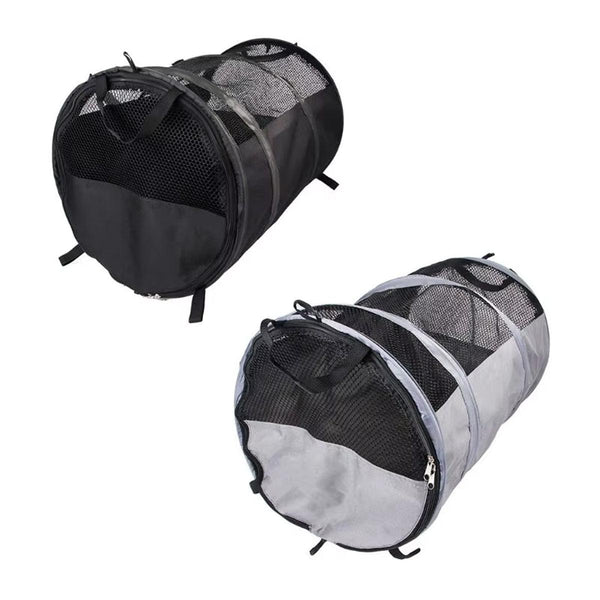 Foldable Pet Car Carrier Bag Breathable Travel Tent Portable Kennel For Transport Grey Pet Transport
