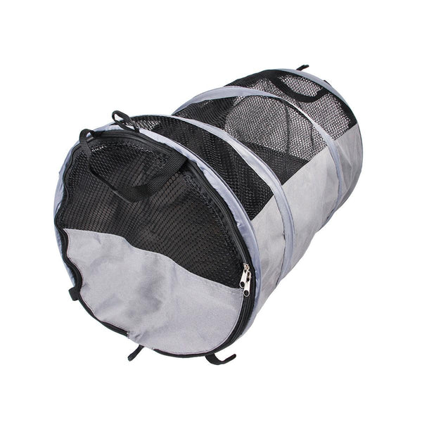 Foldable Pet Car Carrier Bag Breathable Travel Tent Portable Kennel For Transport Grey Pet Transport
