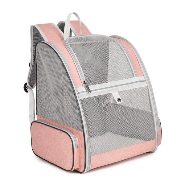 Large Foldable Breathable Portable Cat Dog Bag Outdoor Shoulder Pet Backpack Blue Pet Transport