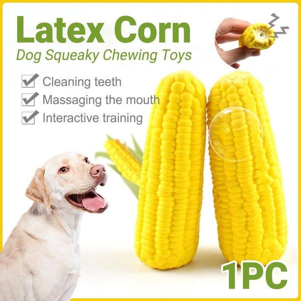 Grinding Teething Pet Toy Corn Shaped Dog Chewing Dog Toys
