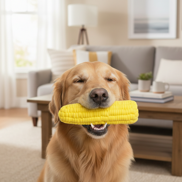 Grinding Teething Pet Toy Corn Shaped Dog Chewing Dog Toys