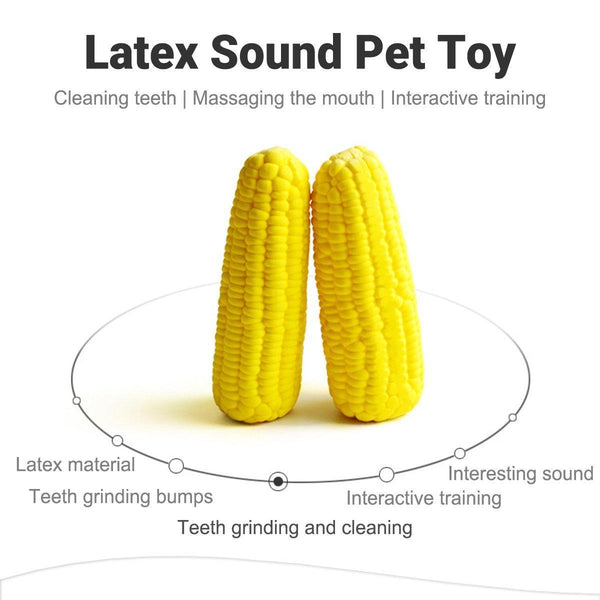 Grinding Teething Pet Toy Corn Shaped Dog Chewing Dog Toys