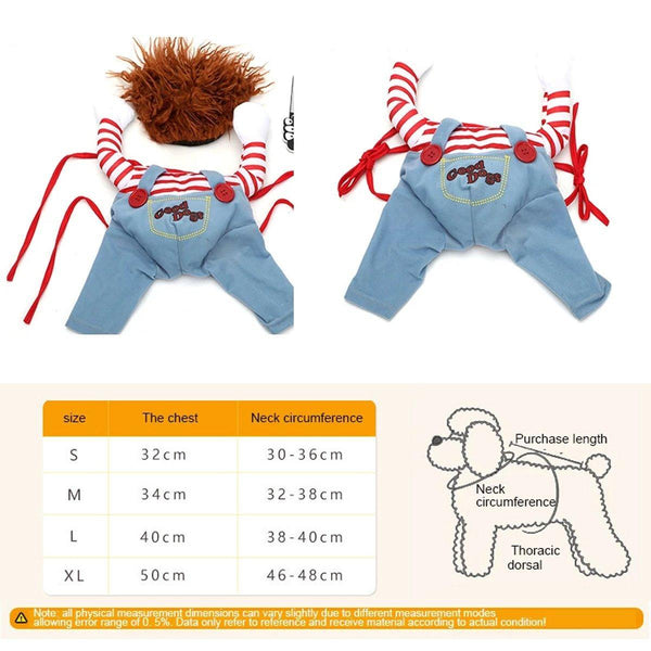 Halloween Dog Costume Pet Accessories Funny Dress Up For Small Medium Dogs New Pirate Dog Clothing & Shoes