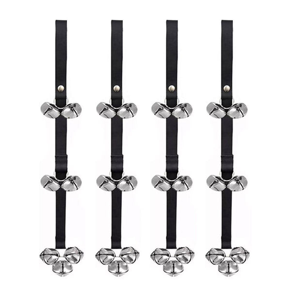 4Pcs Pet Training Doorbell Rope Cat Teaser Toy Bell Interactive Play Cat Toys