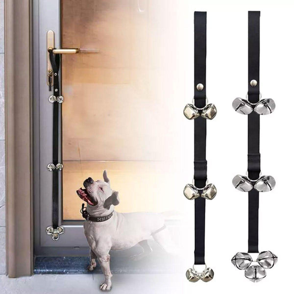 4Pcs Pet Training Doorbell Rope Cat Teaser Toy Bell Interactive Play Cat Toys