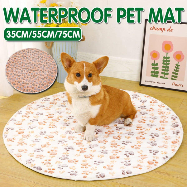 Waterproof Dog Pads Round Diaper Pet Training For Puppies And Dogs Khaki 55Cm Puppy Training Pads