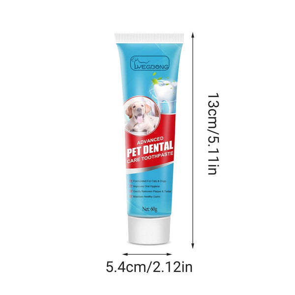 Pet Toothpaste Dog Cat Fresh Breath Tartar Removal Oral Care Edible Cleaning Oral Hygiene