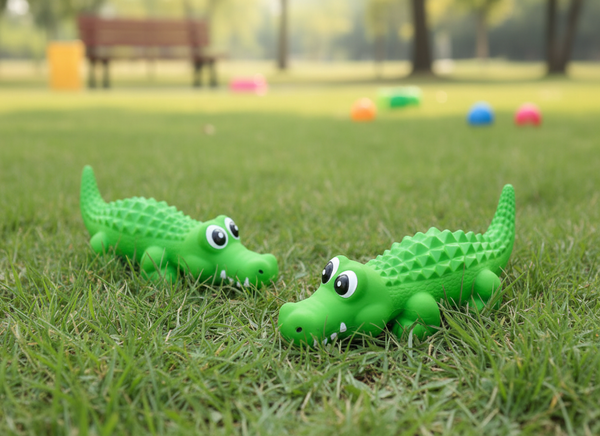 Pet Latex Toys Sounding Big Crocodile Dog Chew Durable Playtime For Dogs Dog Toys