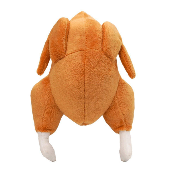 Plush Roast Chicken Dog Toy Squeaky Sound Stuffed Interactive Pet Plaything Dog Toys