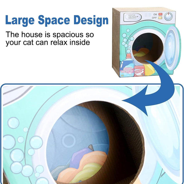 2In1 Cat Scratching Board House Combination Durable Bed And Scratcher Pet Beds