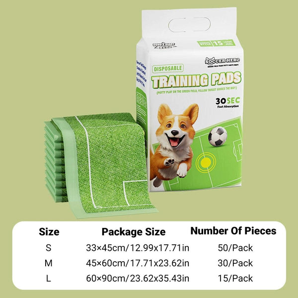 Pet Urinal Pads For Dogs Bullseye Diaper Leakproof Training L 15Pcs Puppy Training Pads