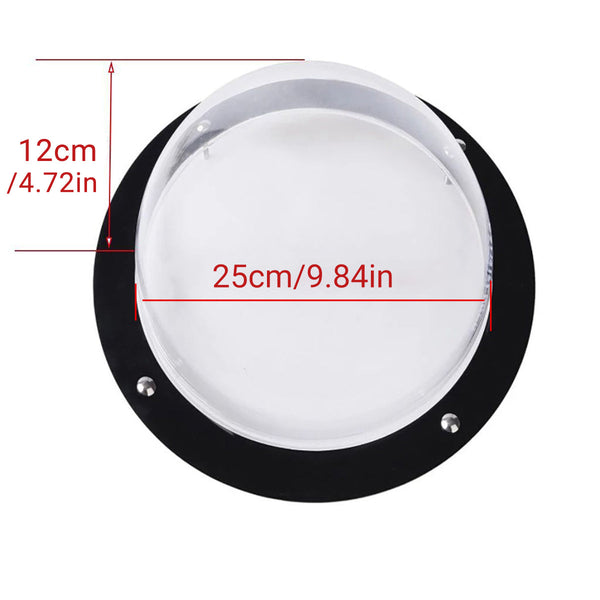 Dog Porthole Round Transparent For Fence Pet Peek Look Out Durable Dome Fences & Pens