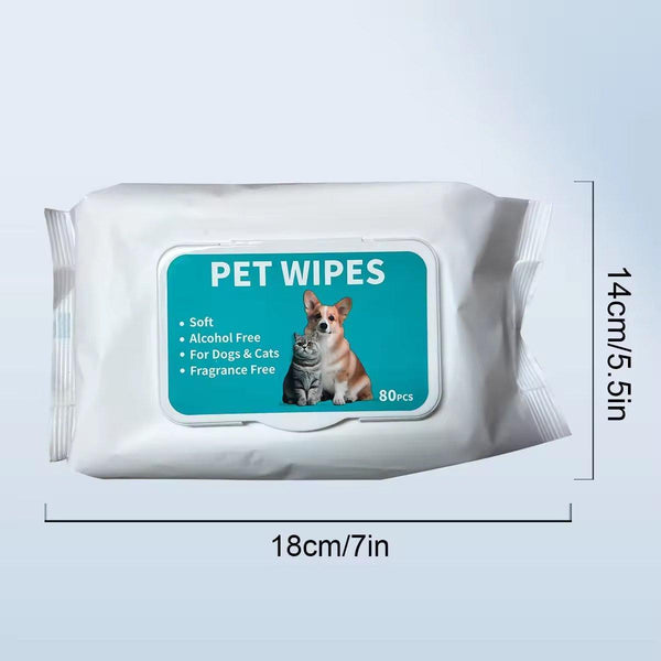Pet Ear Cleaning Wipes Dogs Cats Gentle Care Healthy Ears Dog Grooming