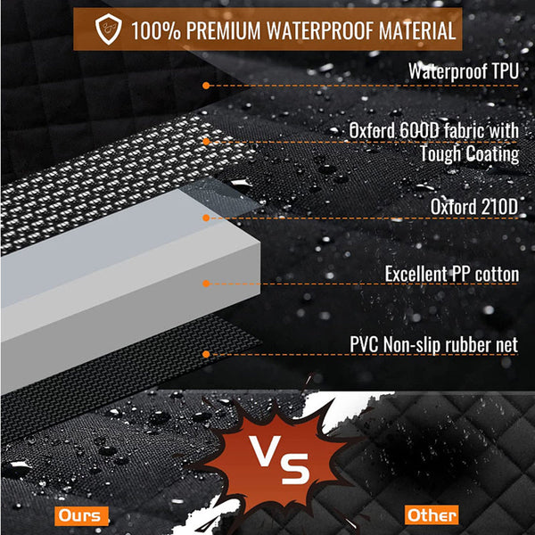 Waterproof Pet Car Mat Hammock Nonslip Back Protector For Dogs And Cats Pet Beds