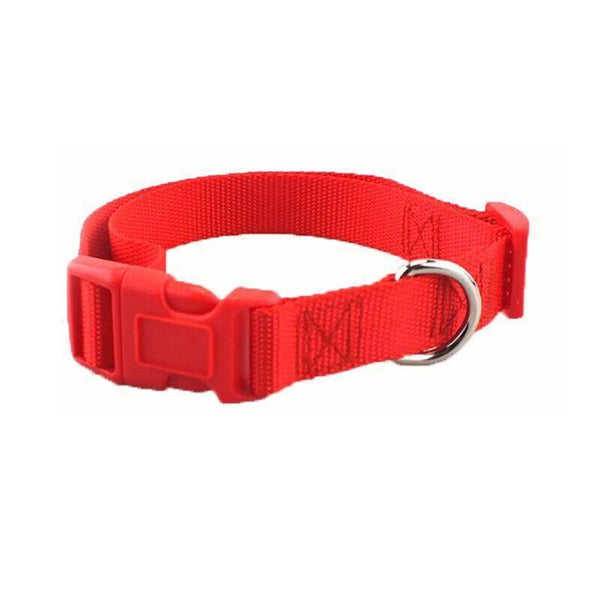 L Size Dog Puppy Pet Collar Adjustable Nylon Toy Large Pink Blue Red Black Dog Collars