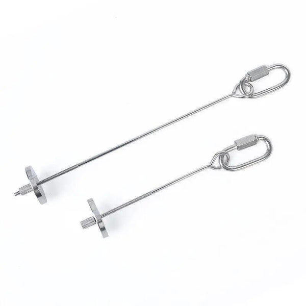 Stainless Steel Bird Parrot Cage Skewer Food Spear Fruit Holder Toy Up 23Cm Bird Cages