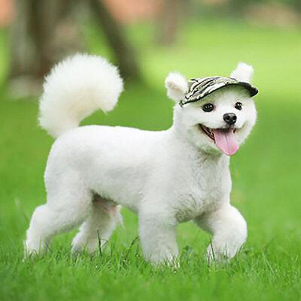 Dog Baseball Cap Outdoor Pet Sun Hat Summer Canvas Visor Puppy Xl Denim Blue Dog Clothing & Shoes