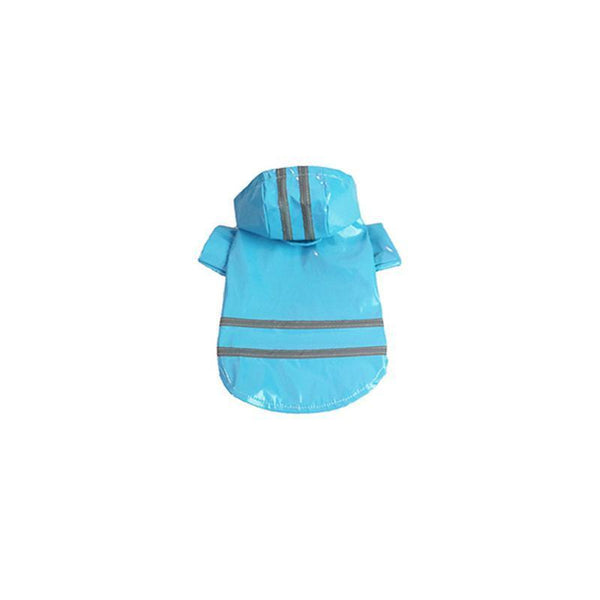 M Size Outdoor Hoodies Jacket Waterproof Pet Dog Clothes Puppy Raincoat Coat Blue Dog Clothing & Shoes