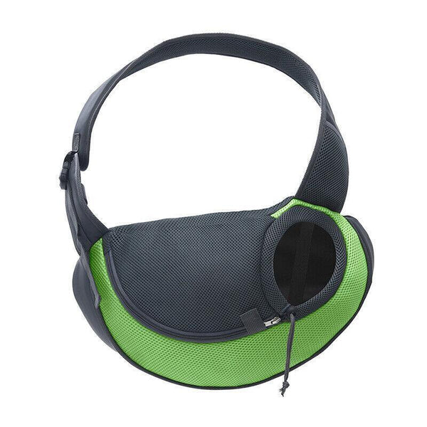 Small Size Pet Shoulder Carrier Bag Puppy Cat Dog Travel Sling Backpack Portable Green Pet Transport
