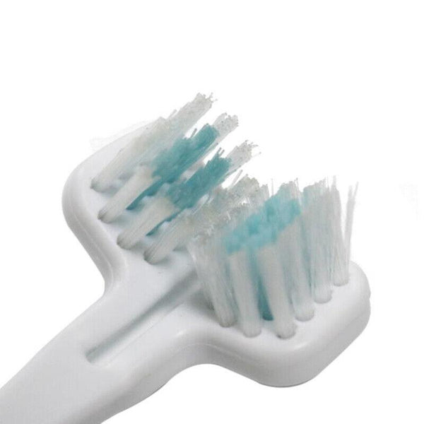 Double Head Toothbrush Dog Pet Cat Brush Dental Health Gum Care Cleaning Teeth Oral Hygiene