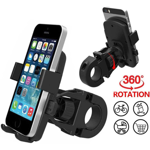 360 Degree Rotation Phone Holder Handlebar Mount For Motorcycle And Bicycle Bike Camera Holders Mounts