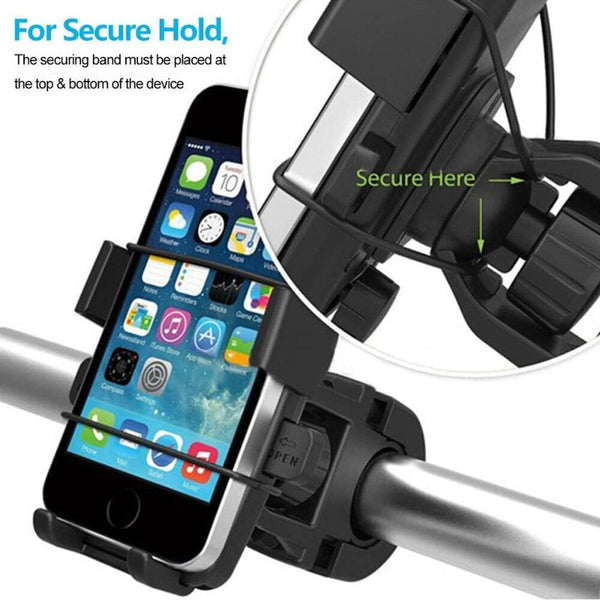 360 Degree Rotation Phone Holder Handlebar Mount For Motorcycle And Bicycle Bike Camera Holders Mounts
