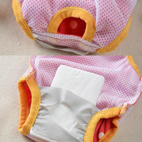 Female Pet Dog Cat Puppy Pant Menstrual Sanitary Nappy Diaper Wrap Underwear Pink Xl Dog Clothing & Shoes