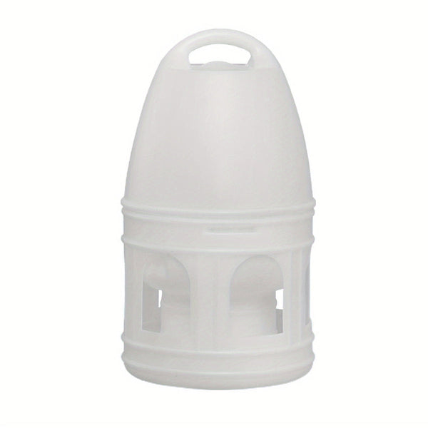 3L Pigeon Drinker White Plastic Drinking Pot Carrier Bird Water Dispenser Feeder Bird Feeders