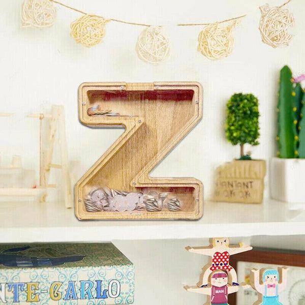 Piggy Bank Funny Letter Or Guitar Coin Saving Money Box A Z Gift Idea Money Boxes