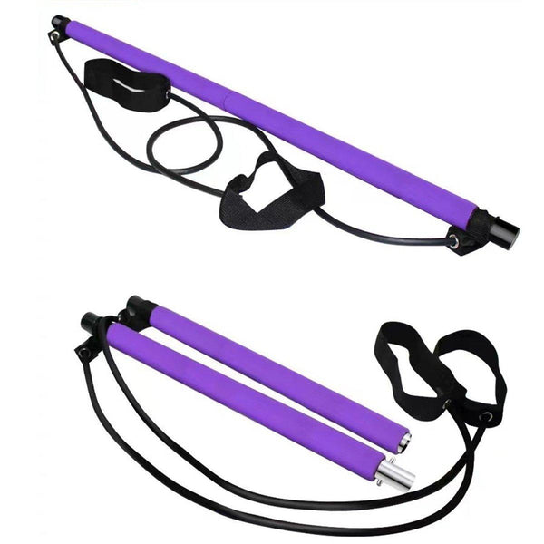 Multi Purpose Pilates Stick Home Fitness Stretch Exercise Training Hip Rope Resistance Trainers