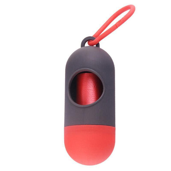 Dog Waste Bag Dispenser With Refill Rolls For Pet Walking Cleanup Pooper Scooper & Bags