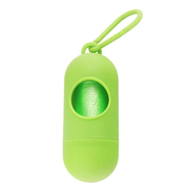 Dog Waste Bag Dispenser With Refill Rolls For Pet Walking Cleanup Blue Pooper Scooper & Bags