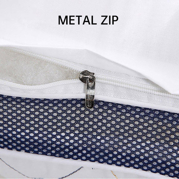 1/2Pcs Hotel Style Polyester Fibre Pillow Washable High Rebound Support 800G Pillows