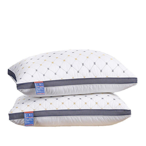 1/2Pcs Hotel Style Polyester Fibre Pillow Washable High Rebound Support 800G Pillows