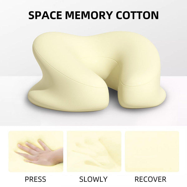 Universal Massage Table Face Cushion Pillow Shape Head Down Rest Light Grey Massage Tables & Chairs
