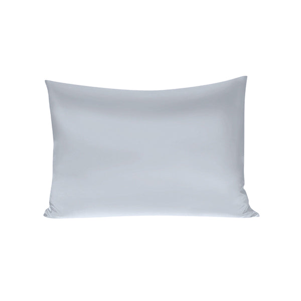 Silk Envelope Pillowcase Soft Satin Protective Cover For Bed Sleep Comfort Silver Pillow Cases