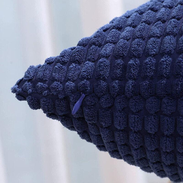 45X45 Plain Solid Colour Cushion Cover Decorative Pillow Case Home Multicoloured Dark Grey Cushion Covers