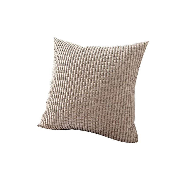 45X45 Plain Solid Colour Cushion Cover Decorative Pillow Case Home Multicoloured Light Grey Cushion Covers