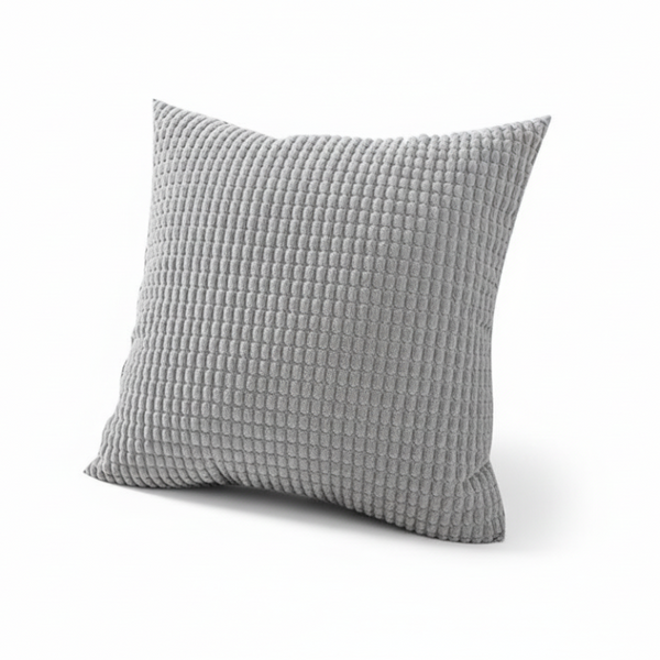 45X45 Plain Solid Colour Cushion Cover Decorative Pillow Case Home Multicoloured Light Grey Cushion Covers