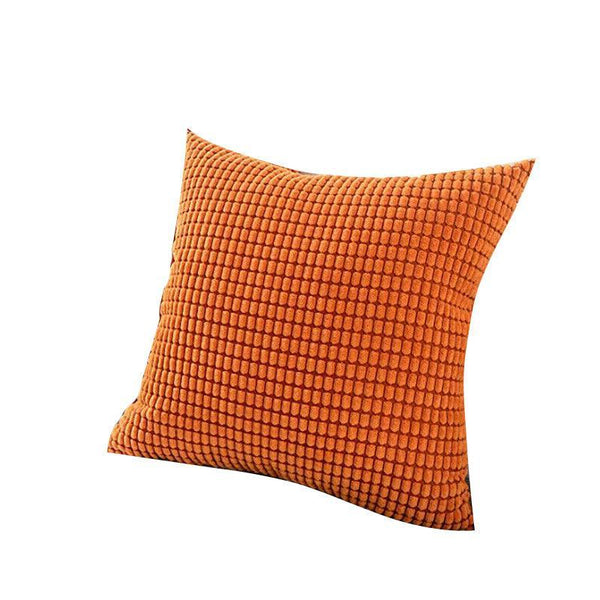 45X45 Plain Solid Colour Cushion Cover Decorative Pillow Case Home Brown Cushion Covers