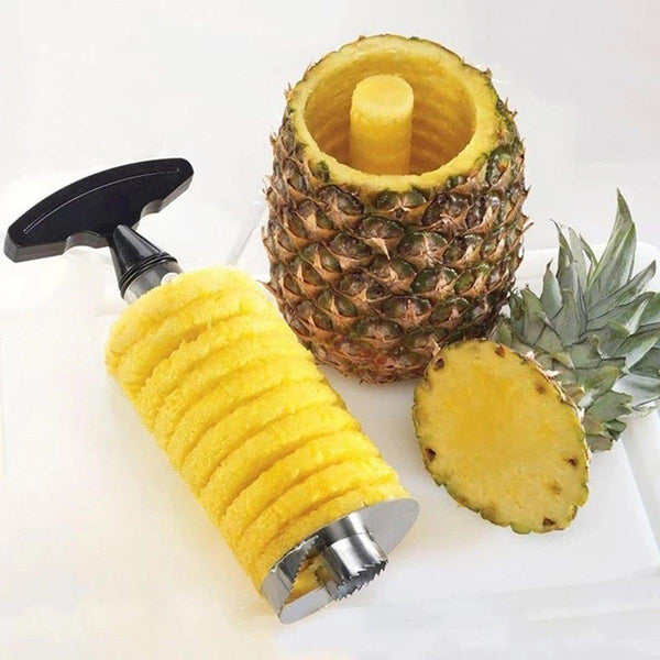 Stainless Steel Pineapple Corer Slicer Peeler Cutter Tool Easy Pink Peelers & Slicers