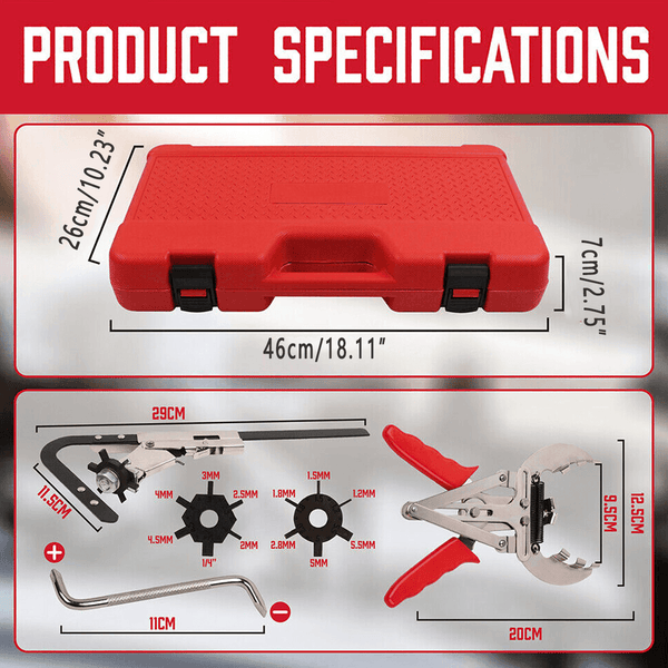 11X Auto Engine Piston Ring Service Tool Set Compressor Tools Kit For Car Other Shop Equipment