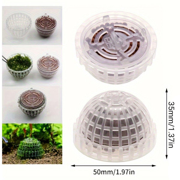 3Pcs Aquarium Plastic Moss Ball Fish Decoration Aquatic Plant Accessories Decorations
