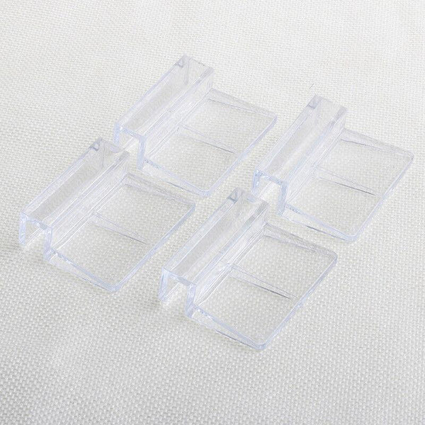 4Pcs Aquarium Fish Tank Glass Cover Support Holder Acrylic Clip Bracket 6/8/10/12Mm 6Mm Aquariums